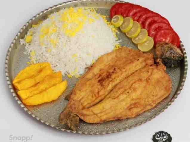 چلو ماهی سرخ شده مخصوص