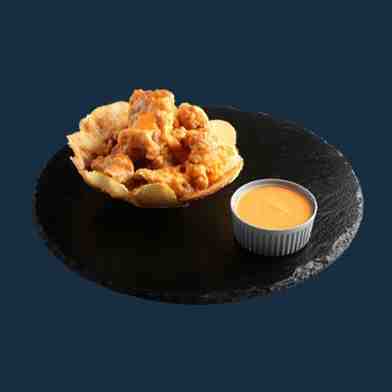 مرغ سوخاری (بایت سینه) با دیپ چدار