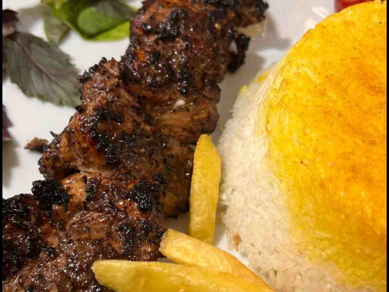 چلو کباب چنجه