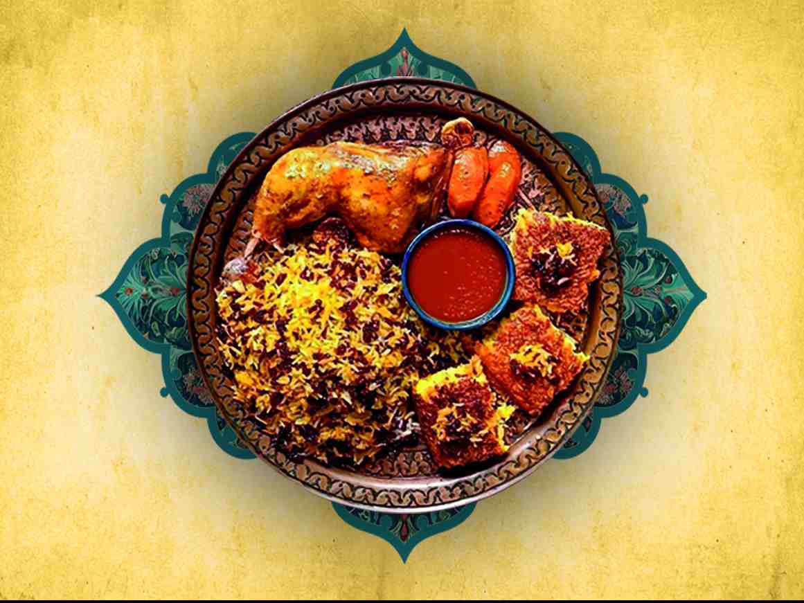زرشک پلو با مرغ