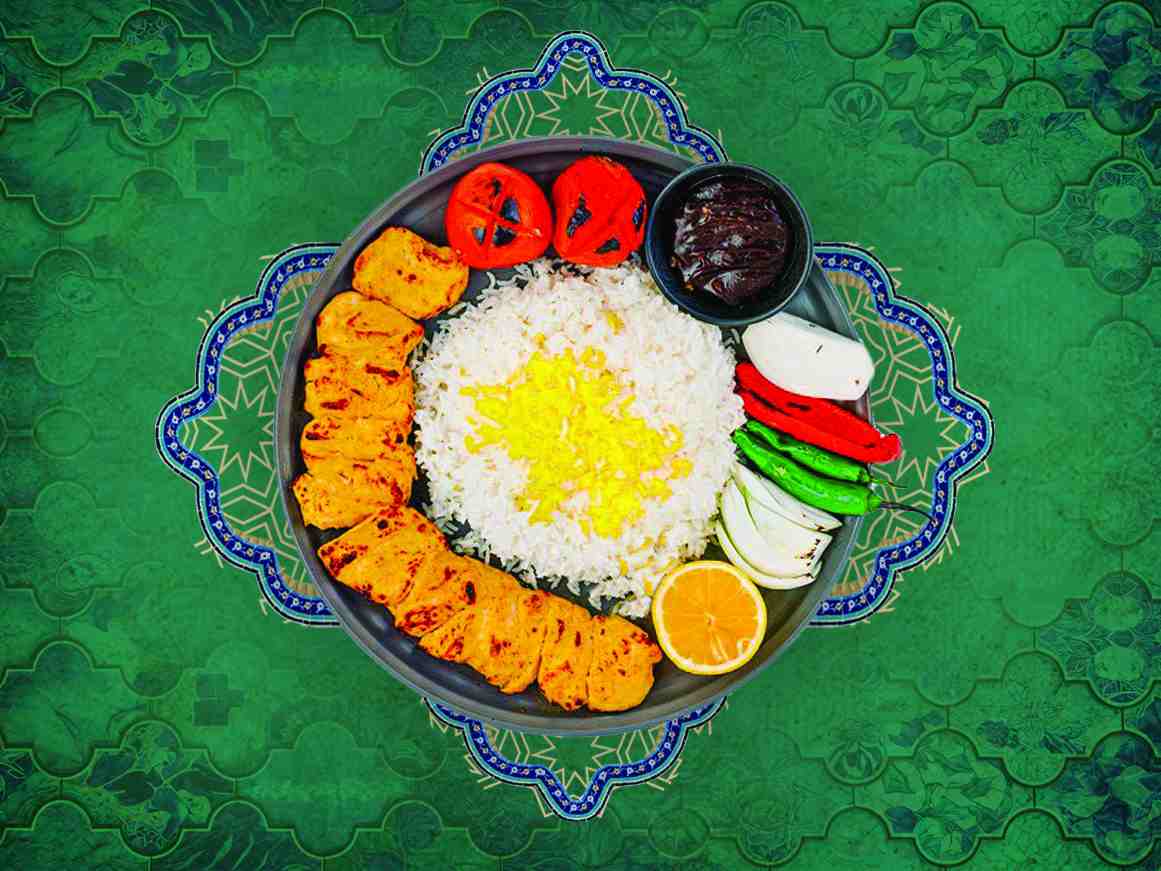 چلو جوجه کباب ترش