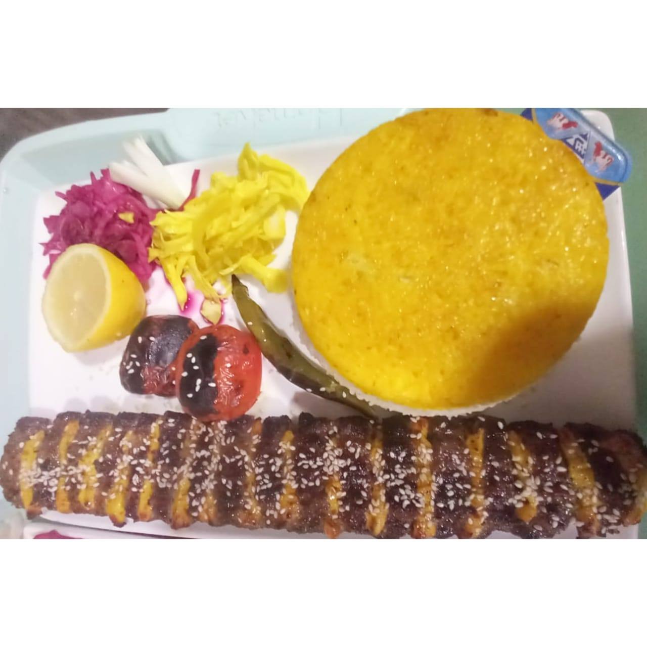 چلو کباب نگین دار