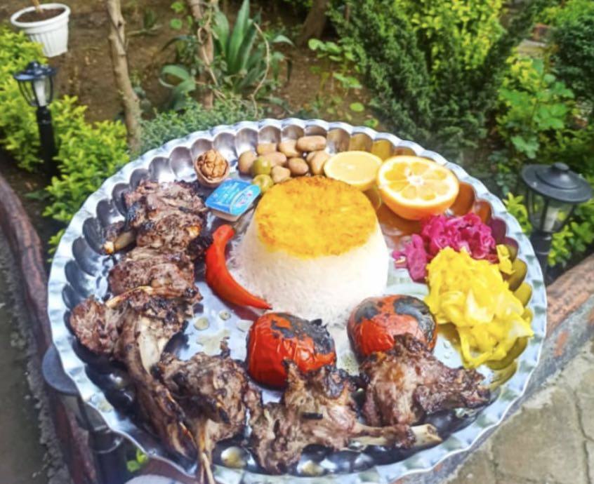 چلو کباب شیشلیک ممتاز گوسفندی شاندیز