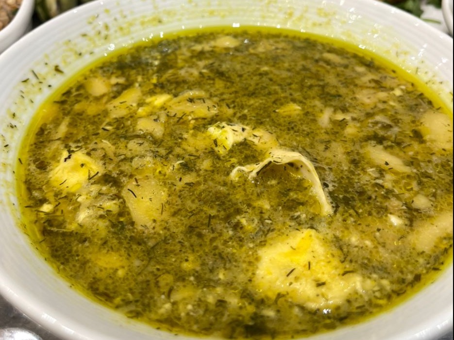 چلو باقالی قاتق